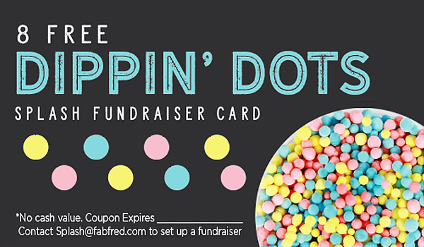 Fundraiser card back blue