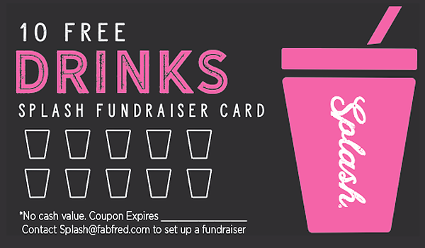 Fundraiser card back pink